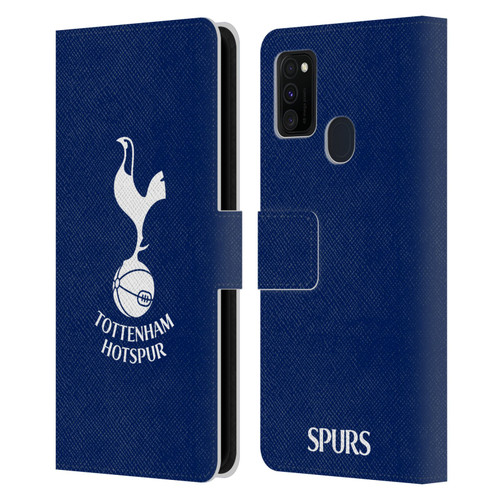 Tottenham Hotspur F.C. Badge Cockerel Leather Book Wallet Case Cover For Samsung Galaxy M30s (2019)/M21 (2020)
