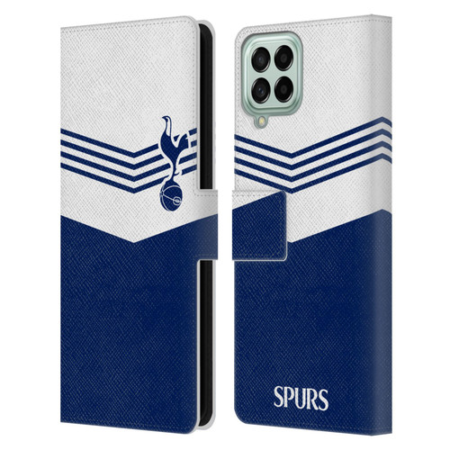 Tottenham Hotspur F.C. Badge 1978 Stripes Leather Book Wallet Case Cover For Samsung Galaxy M53 (2022)