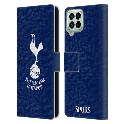 Tottenham Hotspur F.C. Badge Cockerel Leather Book Wallet Case Cover For Samsung Galaxy M53 (2022)