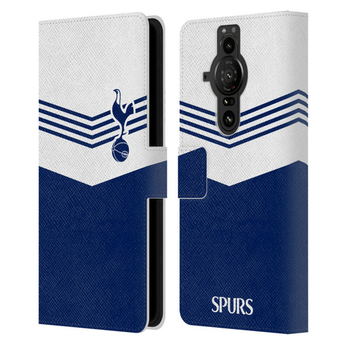 Tottenham Hotspur F.C. Badge 1978 Stripes Leather Book Wallet Case Cover For Sony Xperia Pro-I