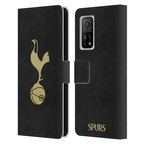 Tottenham Hotspur F.C. Badge Black And Gold Leather Book Wallet Case Cover For Xiaomi Mi 10T 5G