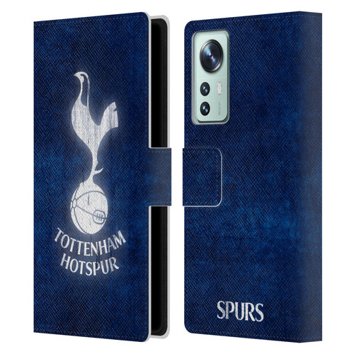 Tottenham Hotspur F.C. Badge Distressed Leather Book Wallet Case Cover For Xiaomi 12