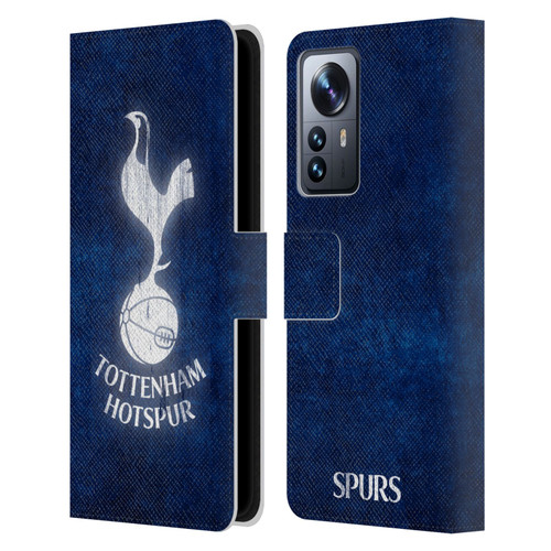 Tottenham Hotspur F.C. Badge Distressed Leather Book Wallet Case Cover For Xiaomi 12 Pro
