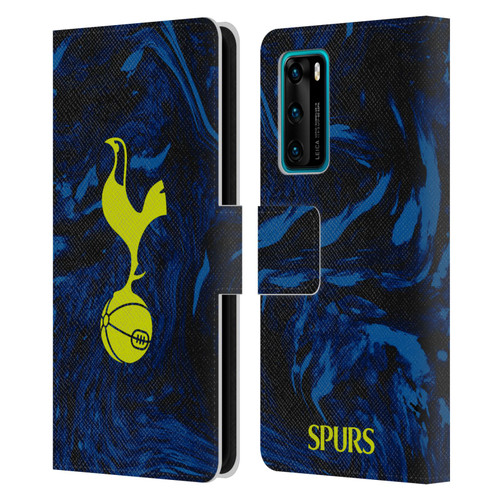 Tottenham Hotspur F.C. 2021/22 Badge Kit Away Leather Book Wallet Case Cover For Huawei P40 5G