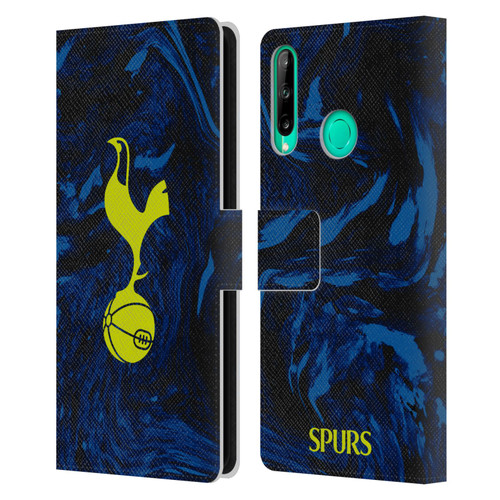 Tottenham Hotspur F.C. 2021/22 Badge Kit Away Leather Book Wallet Case Cover For Huawei P40 lite E