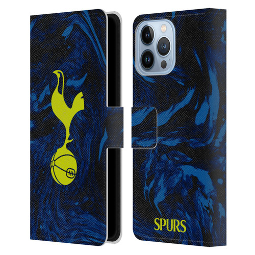 Tottenham Hotspur F.C. 2021/22 Badge Kit Away Leather Book Wallet Case Cover For Apple iPhone 13 Pro Max