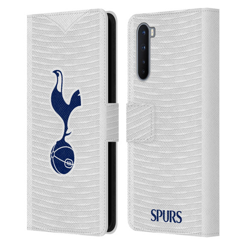 Tottenham Hotspur F.C. 2021/22 Badge Kit Home Leather Book Wallet Case Cover For OnePlus Nord 5G