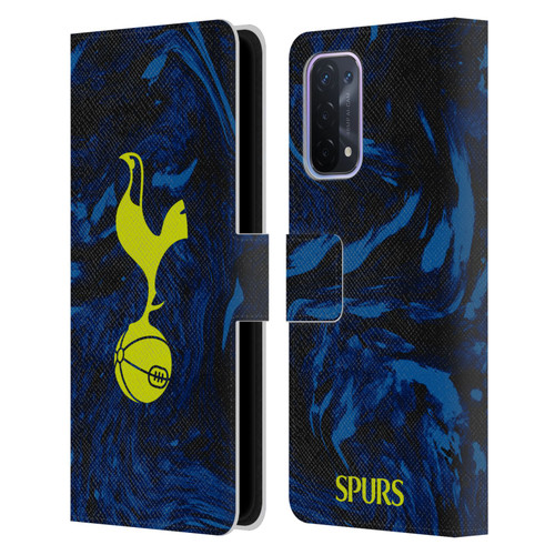 Tottenham Hotspur F.C. 2021/22 Badge Kit Away Leather Book Wallet Case Cover For OPPO A54 5G