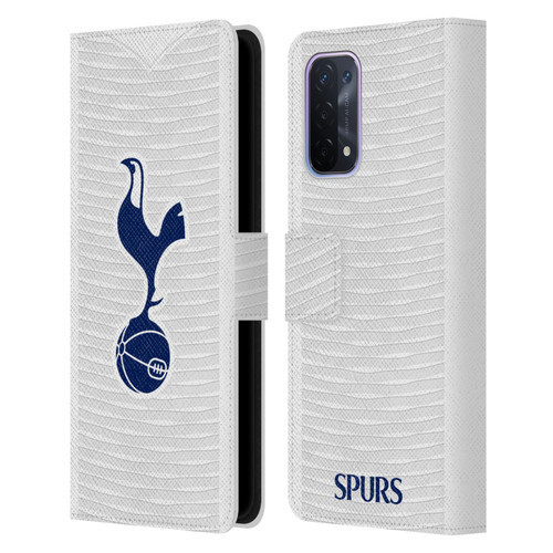 Tottenham Hotspur F.C. 2021/22 Badge Kit Home Leather Book Wallet Case Cover For OPPO A54 5G