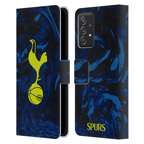 Tottenham Hotspur F.C. 2021/22 Badge Kit Away Leather Book Wallet Case Cover For Samsung Galaxy A52 / A52s / 5G (2021)