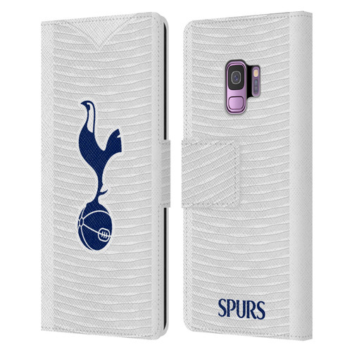 Tottenham Hotspur F.C. 2021/22 Badge Kit Home Leather Book Wallet Case Cover For Samsung Galaxy S9