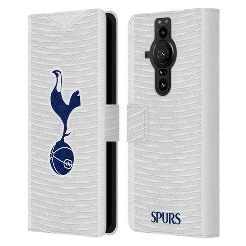 Tottenham Hotspur F.C. 2021/22 Badge Kit Home Leather Book Wallet Case Cover For Sony Xperia Pro-I