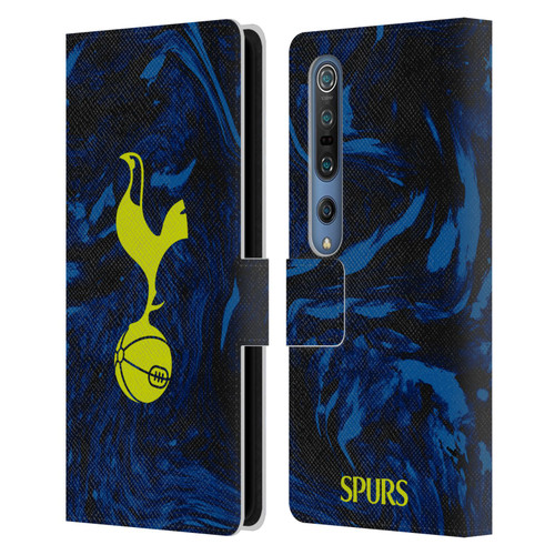 Tottenham Hotspur F.C. 2021/22 Badge Kit Away Leather Book Wallet Case Cover For Xiaomi Mi 10 5G / Mi 10 Pro 5G