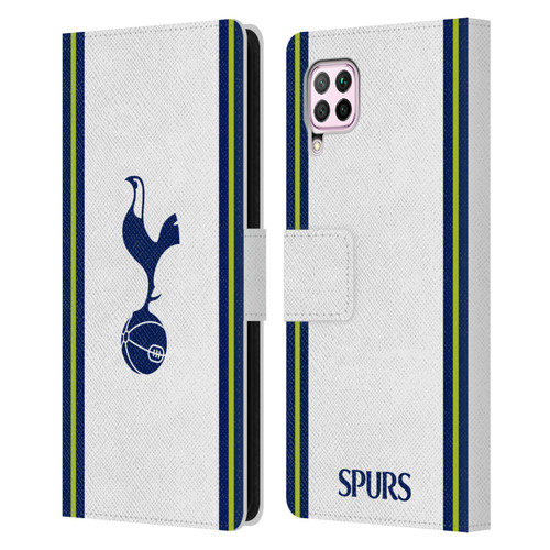 Tottenham Hotspur F.C. 2022/23 Badge Kit Home Leather Book Wallet Case Cover For Huawei Nova 6 SE / P40 Lite