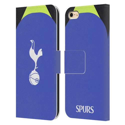 Tottenham Hotspur F.C. 2022/23 Badge Kit Away Leather Book Wallet Case Cover For Apple iPhone 6 / iPhone 6s