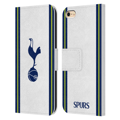 Tottenham Hotspur F.C. 2022/23 Badge Kit Home Leather Book Wallet Case Cover For Apple iPhone 6 / iPhone 6s