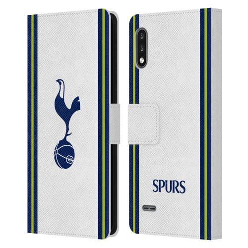 Tottenham Hotspur F.C. 2022/23 Badge Kit Home Leather Book Wallet Case Cover For LG K22