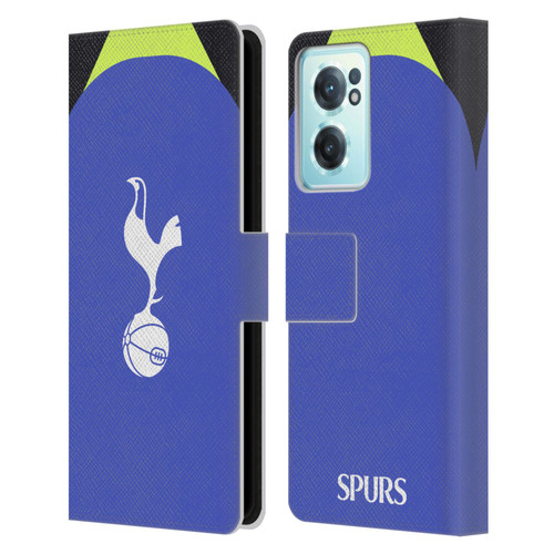 Tottenham Hotspur F.C. 2022/23 Badge Kit Away Leather Book Wallet Case Cover For OnePlus Nord CE 2 5G