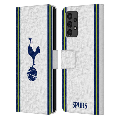 Tottenham Hotspur F.C. 2022/23 Badge Kit Home Leather Book Wallet Case Cover For Samsung Galaxy A13 (2022)