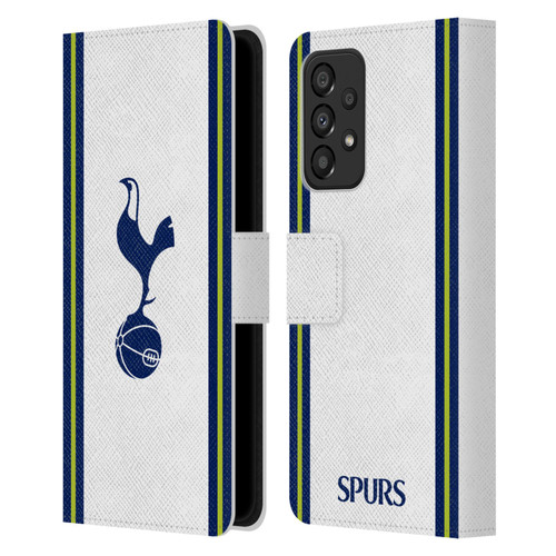 Tottenham Hotspur F.C. 2022/23 Badge Kit Home Leather Book Wallet Case Cover For Samsung Galaxy A33 5G (2022)