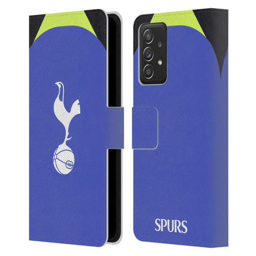 Tottenham Hotspur F.C. 2022/23 Badge Kit Away Leather Book Wallet Case Cover For Samsung Galaxy A52 / A52s / 5G (2021)