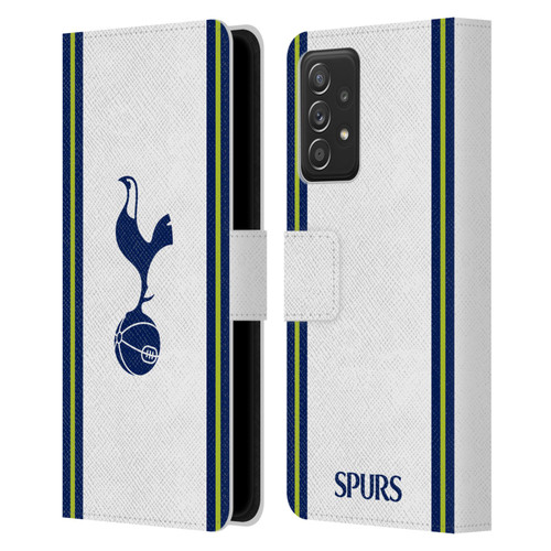 Tottenham Hotspur F.C. 2022/23 Badge Kit Home Leather Book Wallet Case Cover For Samsung Galaxy A52 / A52s / 5G (2021)