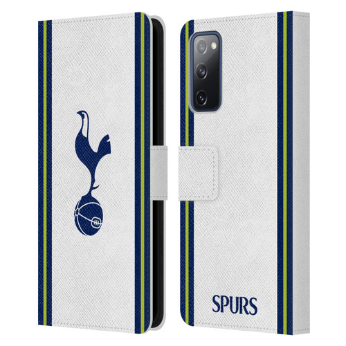 Tottenham Hotspur F.C. 2022/23 Badge Kit Home Leather Book Wallet Case Cover For Samsung Galaxy S20 FE / 5G