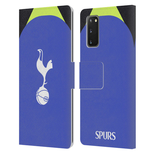 Tottenham Hotspur F.C. 2022/23 Badge Kit Away Leather Book Wallet Case Cover For Samsung Galaxy S20 / S20 5G