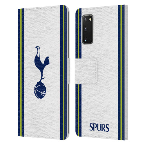 Tottenham Hotspur F.C. 2022/23 Badge Kit Home Leather Book Wallet Case Cover For Samsung Galaxy S20 / S20 5G