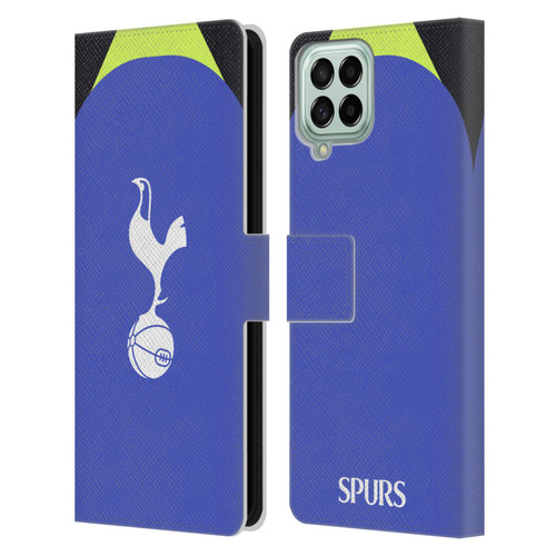 Tottenham Hotspur F.C. 2022/23 Badge Kit Away Leather Book Wallet Case Cover For Samsung Galaxy M33 (2022)