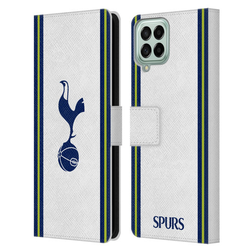Tottenham Hotspur F.C. 2022/23 Badge Kit Home Leather Book Wallet Case Cover For Samsung Galaxy M53 (2022)