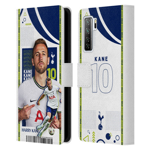 Tottenham Hotspur F.C. 2022/23 First Team Harry Kane Leather Book Wallet Case Cover For Huawei Nova 7 SE/P40 Lite 5G