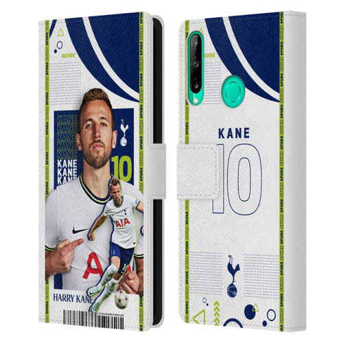 Tottenham Hotspur F.C. 2022/23 First Team Harry Kane Leather Book Wallet Case Cover For Huawei P40 lite E