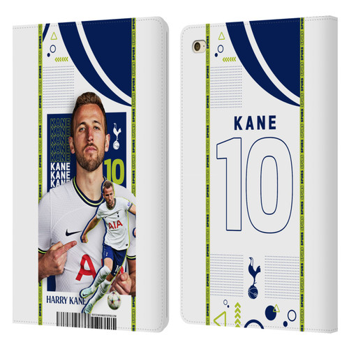 Tottenham Hotspur F.C. 2022/23 First Team Harry Kane Leather Book Wallet Case Cover For Apple iPad mini 4