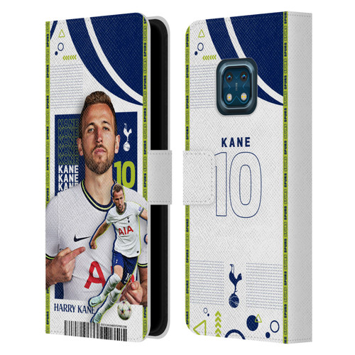 Tottenham Hotspur F.C. 2022/23 First Team Harry Kane Leather Book Wallet Case Cover For Nokia XR20