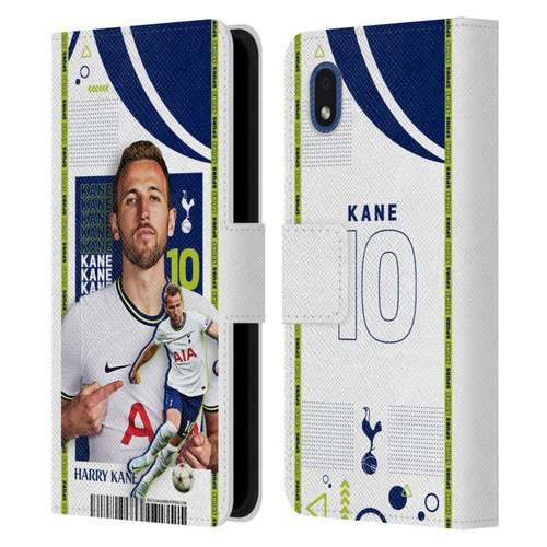 Tottenham Hotspur F.C. 2022/23 First Team Harry Kane Leather Book Wallet Case Cover For Samsung Galaxy A01 Core (2020)