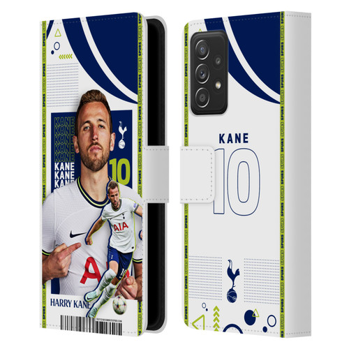 Tottenham Hotspur F.C. 2022/23 First Team Harry Kane Leather Book Wallet Case Cover For Samsung Galaxy A52 / A52s / 5G (2021)