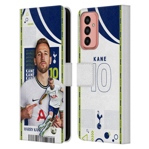 Tottenham Hotspur F.C. 2022/23 First Team Harry Kane Leather Book Wallet Case Cover For Samsung Galaxy M13 (2022)