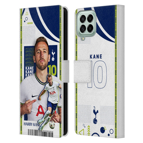 Tottenham Hotspur F.C. 2022/23 First Team Harry Kane Leather Book Wallet Case Cover For Samsung Galaxy M53 (2022)