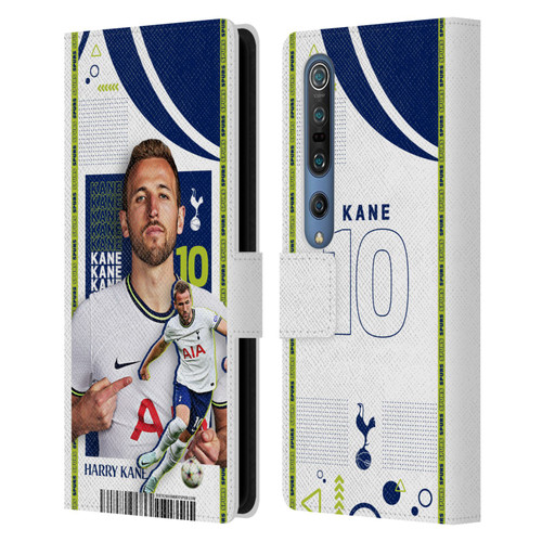 Tottenham Hotspur F.C. 2022/23 First Team Harry Kane Leather Book Wallet Case Cover For Xiaomi Mi 10 5G / Mi 10 Pro 5G