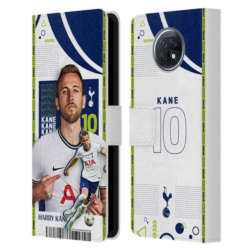 Tottenham Hotspur F.C. 2022/23 First Team Harry Kane Leather Book Wallet Case Cover For Xiaomi Redmi Note 9T 5G