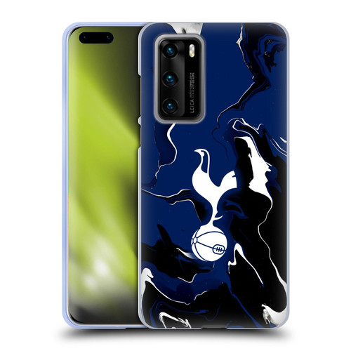Tottenham Hotspur F.C. Badge Marble Soft Gel Case for Huawei P40 5G