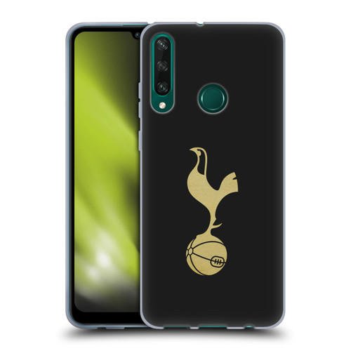 Tottenham Hotspur F.C. Badge Black And Gold Soft Gel Case for Huawei Y6p