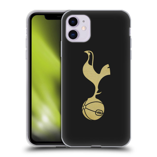 Tottenham Hotspur F.C. Badge Black And Gold Soft Gel Case for Apple iPhone 11