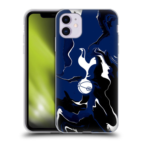 Tottenham Hotspur F.C. Badge Marble Soft Gel Case for Apple iPhone 11