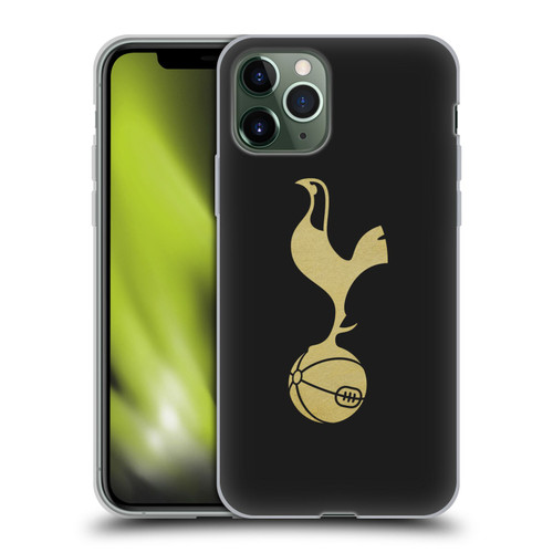 Tottenham Hotspur F.C. Badge Black And Gold Soft Gel Case for Apple iPhone 11 Pro