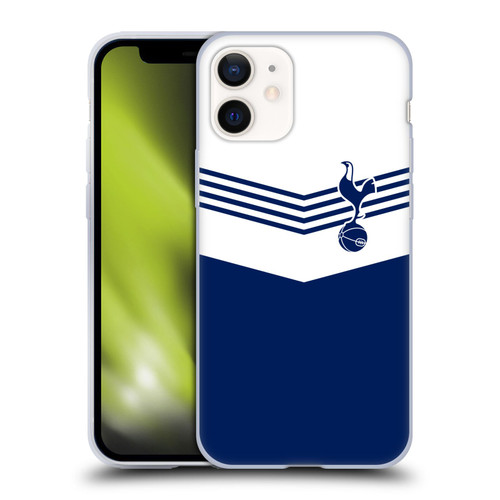 Tottenham Hotspur F.C. Badge 1978 Stripes Soft Gel Case for Apple iPhone 12 Mini