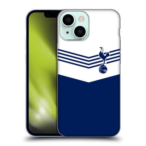 Tottenham Hotspur F.C. Badge 1978 Stripes Soft Gel Case for Apple iPhone 13 Mini