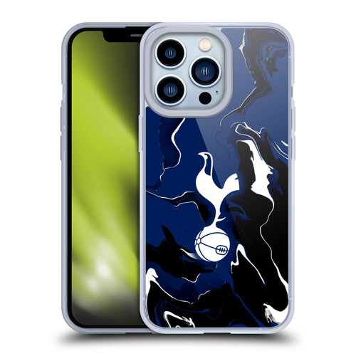 Tottenham Hotspur F.C. Badge Marble Soft Gel Case for Apple iPhone 13 Pro