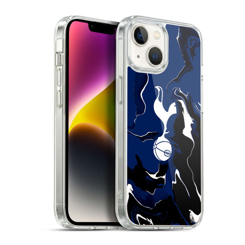 Tottenham Hotspur F.C. Badge Marble Soft Gel Case for Apple iPhone 14